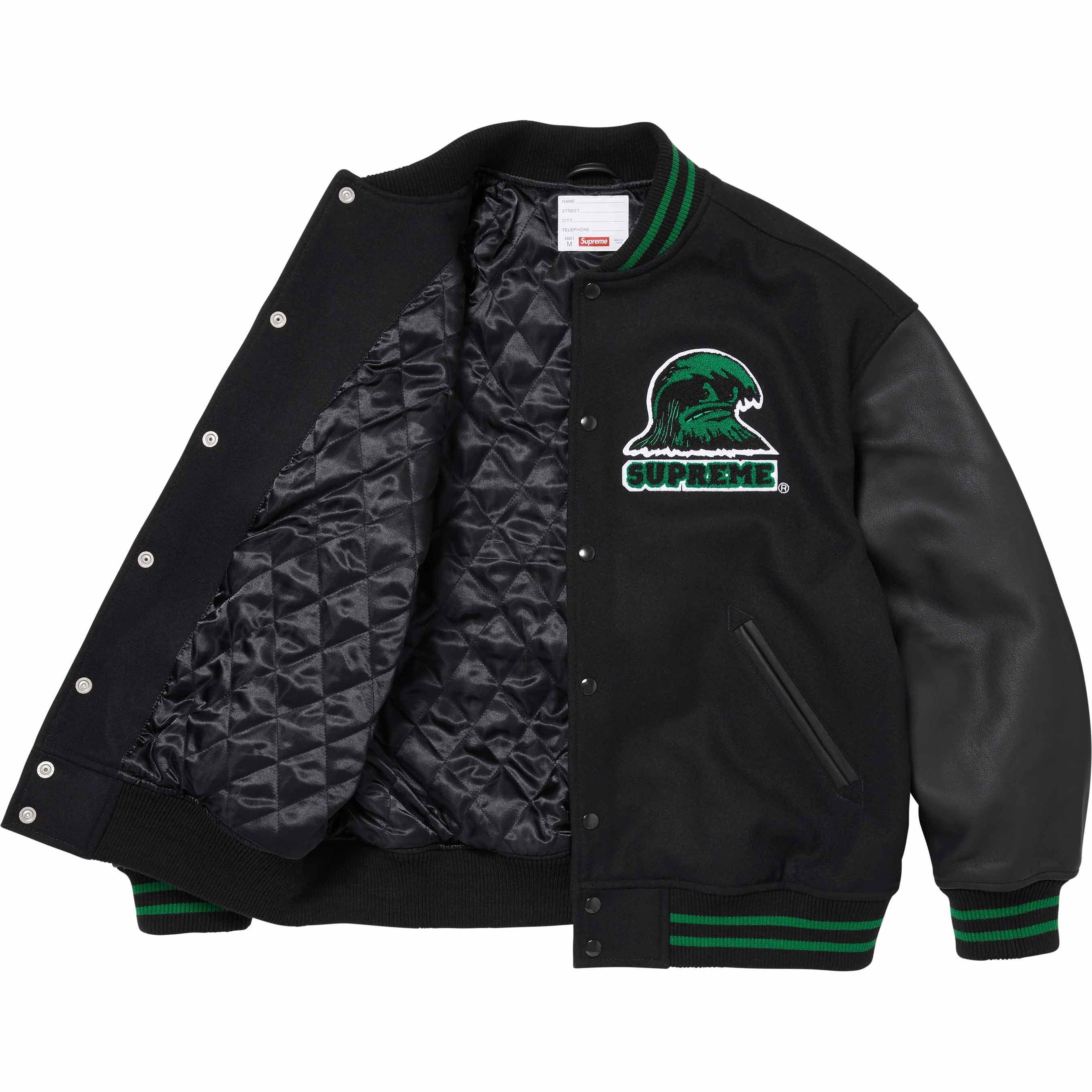 Wave Varsity Jacket view 4